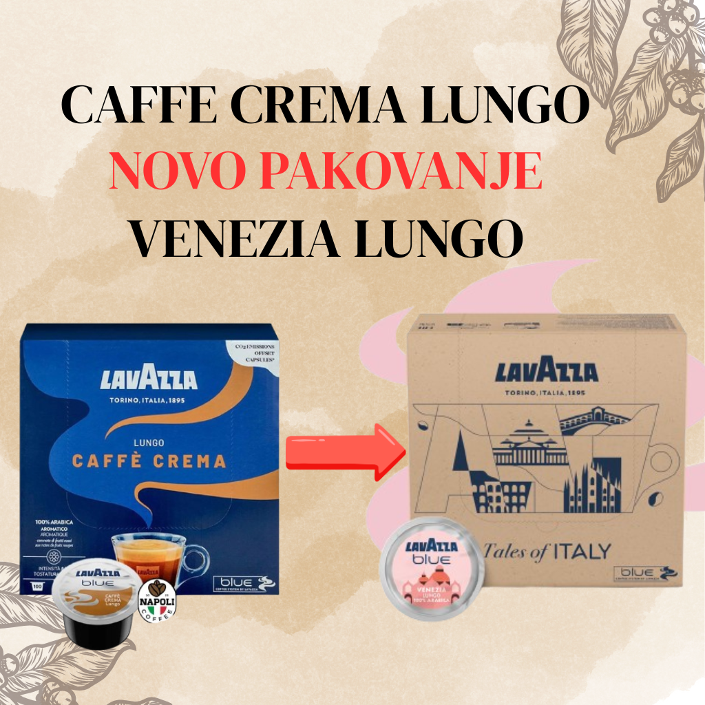 Lavazza Blue Tales of Italy Venezia Lungo 100 kapsula - Slika 2