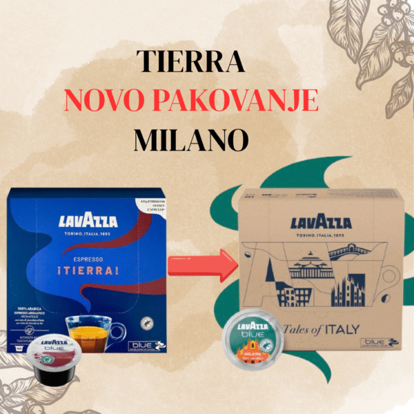 Lavazza Blue Tierra 100 kapsula ( Milano nova serija)