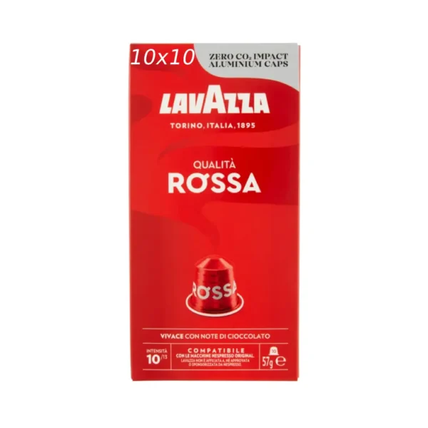 Lavazza Qualita Rossa Nespresso Kompatibilne 10x10 kapsula
